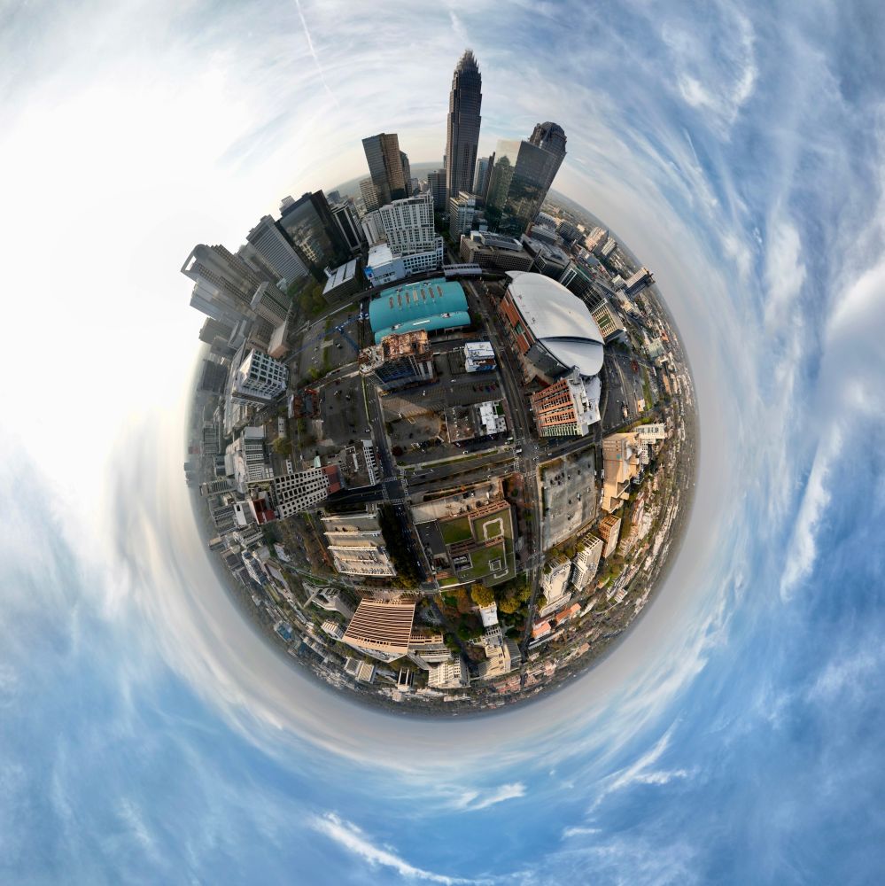 Plasmateilchen unter einem Mikroskop